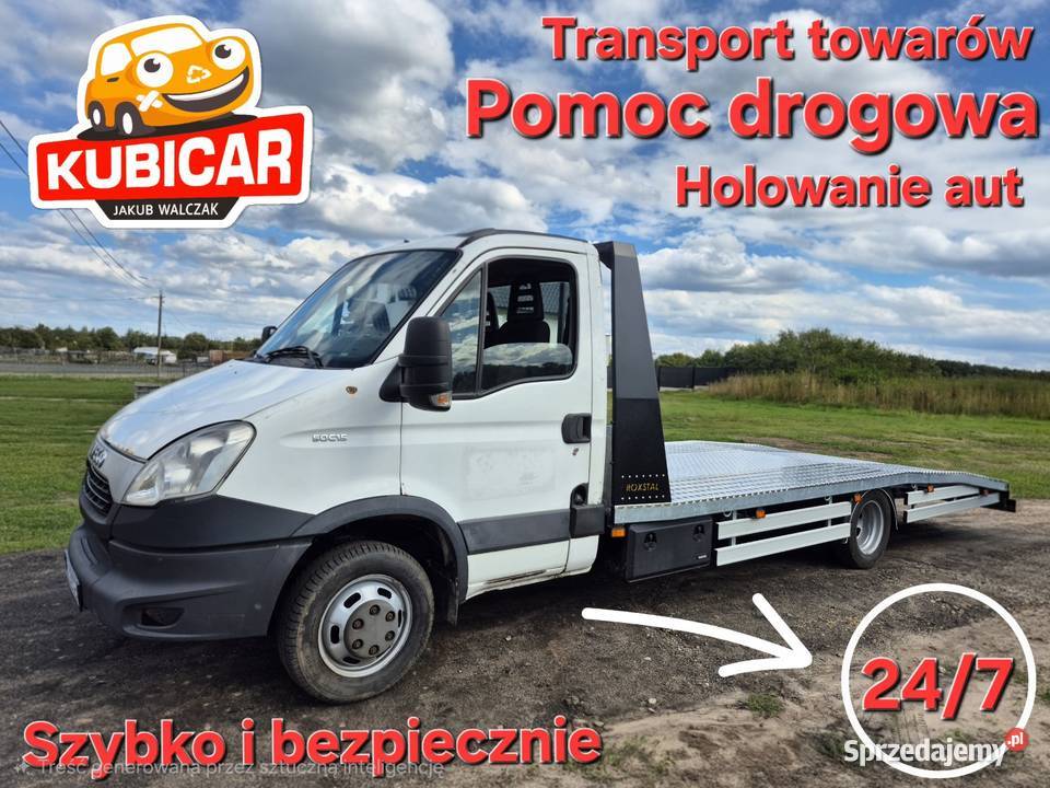 Usługi transportowe holowanie pojazdów pomoc wielkopolskie Konin