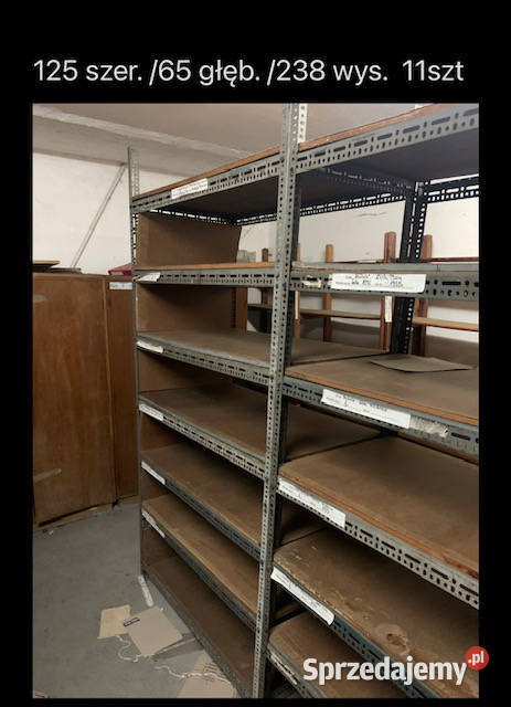 Regały magazynowe stalowe solidne ciężkie Białogard