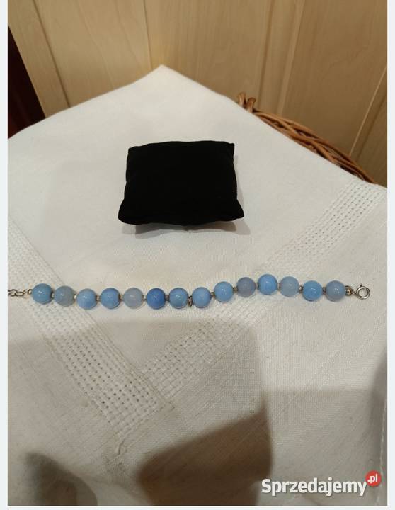 Bransoletka z agatem blue zachodniopomorskie Koszalin