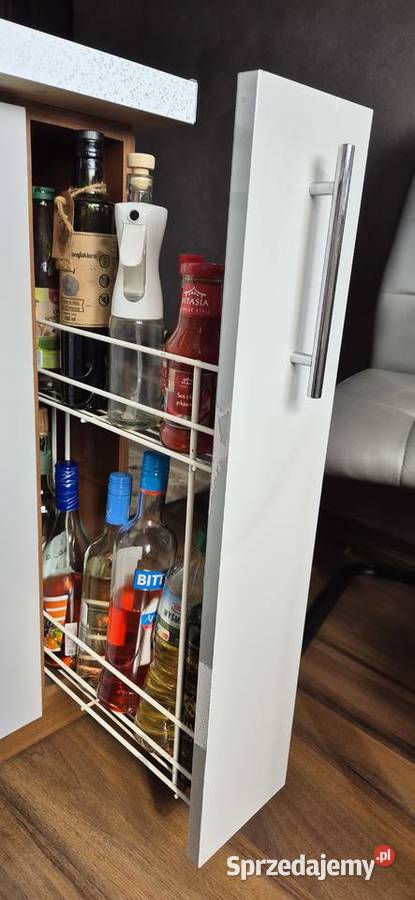 Kuchnia biała na połysk plus sprzęty AGD śląskie