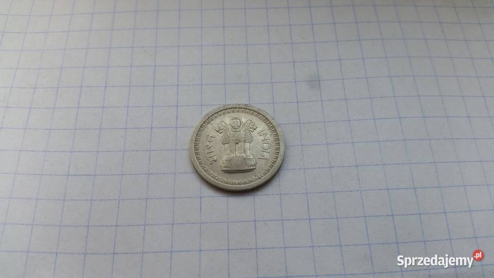 25 PAISE 1957 Indie rzadka nakład 5mln błąd Suszec