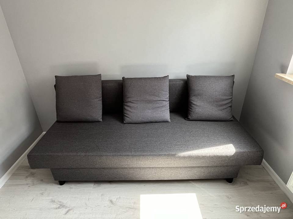 Sofa rozkładana IKEA szara stan 2 Tczew