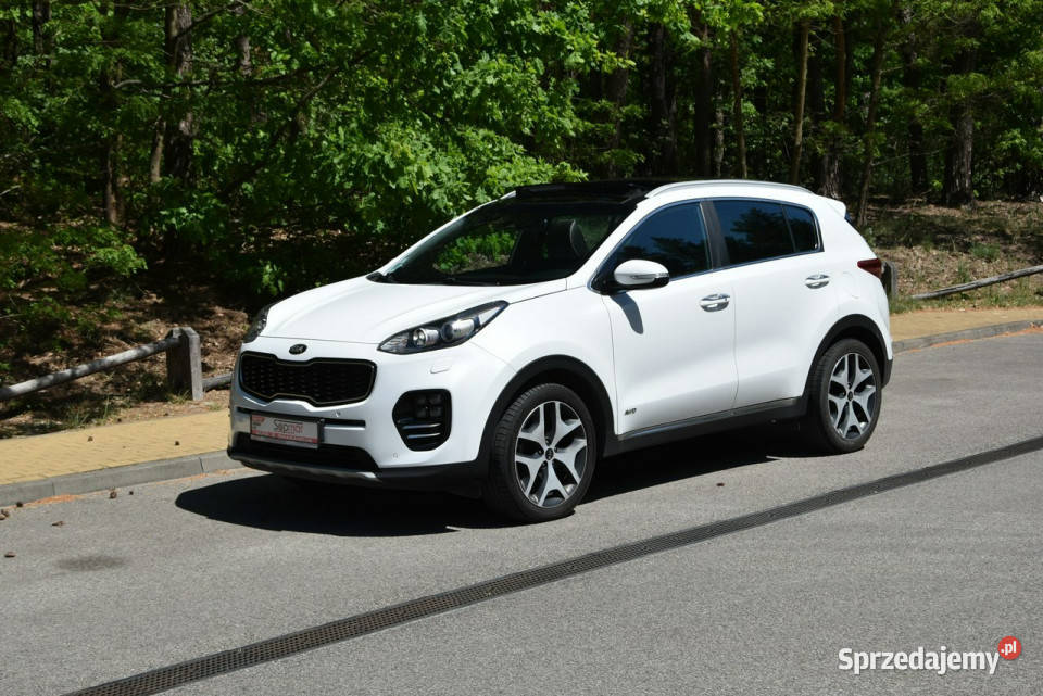 Kia Sportage GTline 20CRDi 136 2017r AWD 4x4 JBL relingi dachowe Kampinos