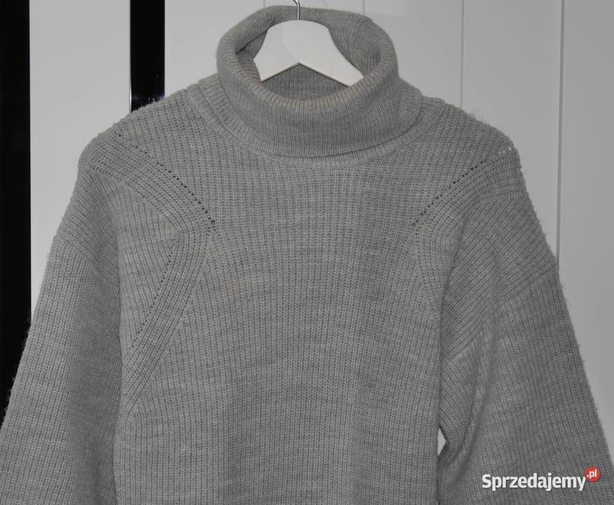 Orsay fajny sweter golf 34 XS szary/srebrny dolnośląskie