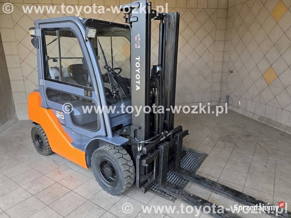 Wózek Widłowy TOYOTA 8FG25 Kabina wolny skok kabina Mysłowice sprzedam