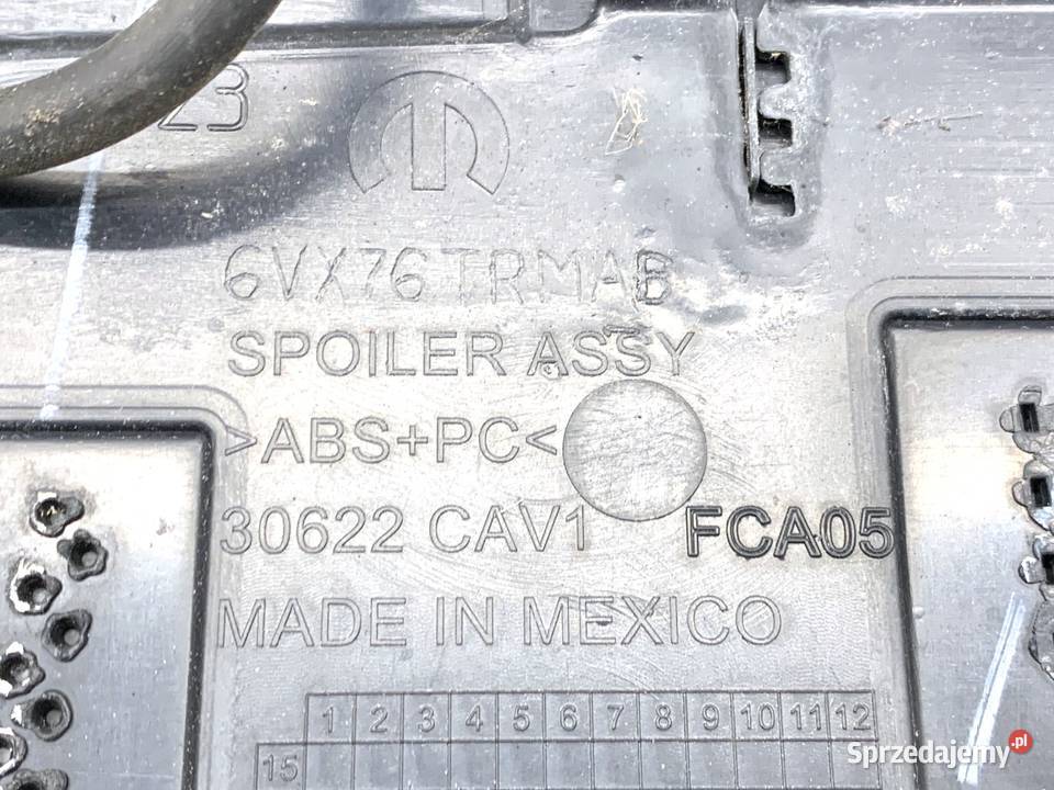 SPOILER JEEP COMPASS MP Crossover DIAMOND BLACK