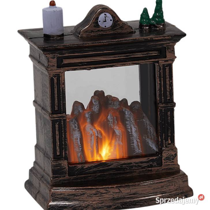 Miniaturka kominka dekoracyjnego brązowy Łódź
