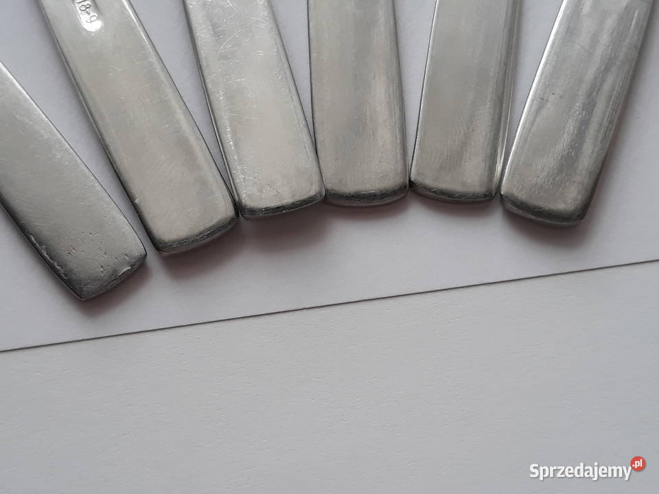 Łyżki obiadowe 1 RÓŻE Gerlach sztućce PRL sprzedam