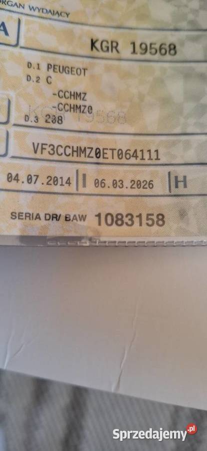 Peugeot 208 12 benzyna 82KM Szymbark