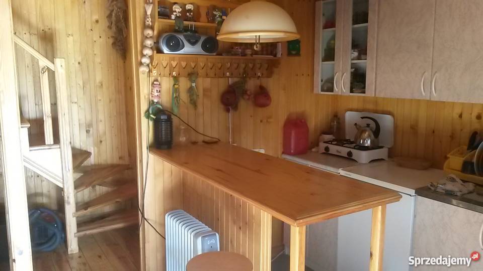 Działak rekreacyjna z domkiem rzeką ładnie Grunty i działki Adamowo