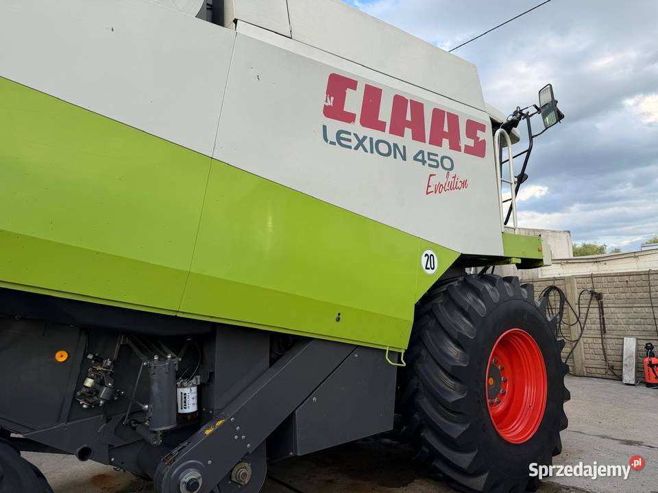 Kombajn zbożowy Claas Lexion 450 Evolution heder nieuszkodzony Zbożowe