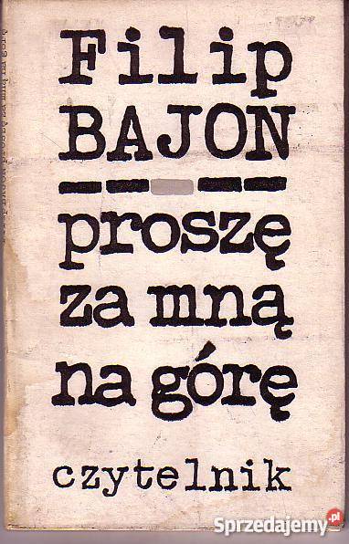 8357 PROSZĘ MNĄ NA GÓRĘ FILIP BAJON małopolskie Czyrna