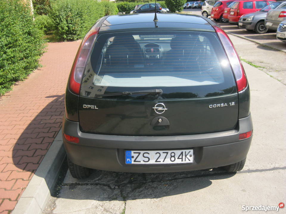 OPEL CORSA C 12 2001 r Benzyna benzyna Corsa Szczecin