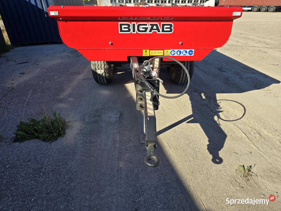 Przyczepa wywrotka BIGAB BT8 HARDOX NOWA 2024 Rudolfowo