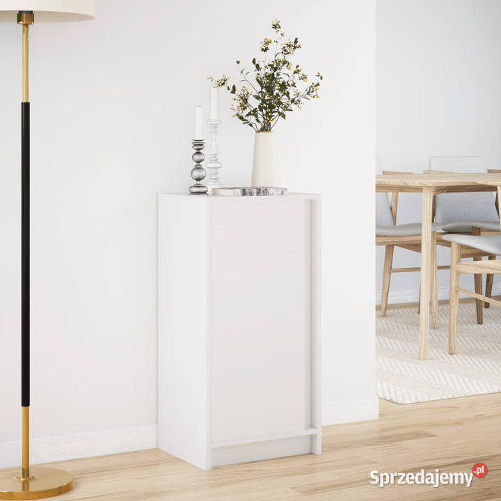 Szafka z LED biała 425x34x85 materiał Warszawa