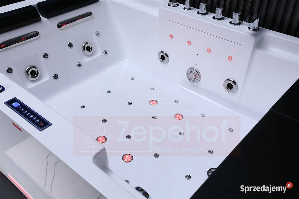 Wanna z hydromasażem LS5730 LEWA prostokątna Wanny Grabówka