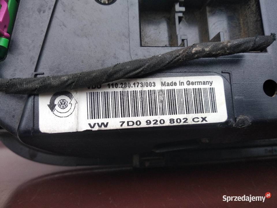 VW Transporter T4 licznik zegary prędkościomierz