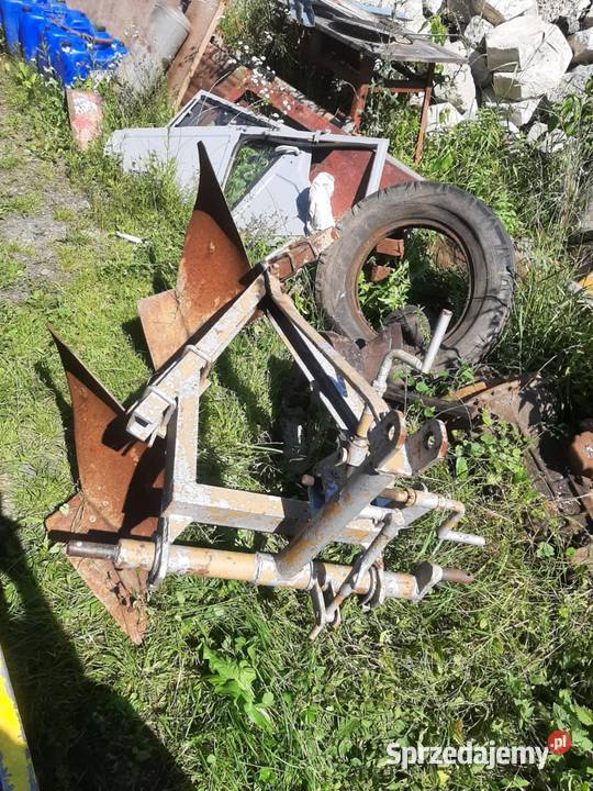 Pług 2 skibowy do traktorka ogrodniczego iseki Dębica