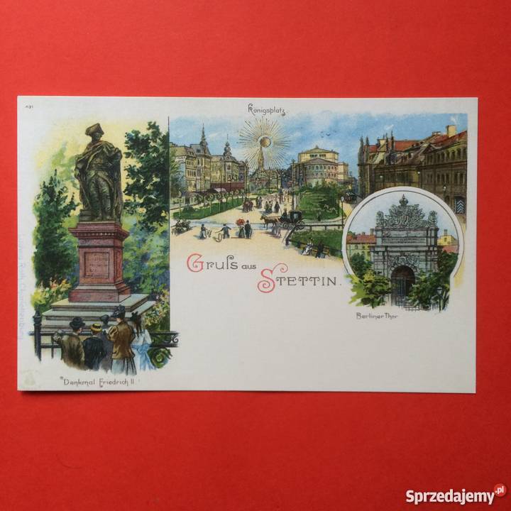 919 Reprint widokówki ze Stettina Szczecin