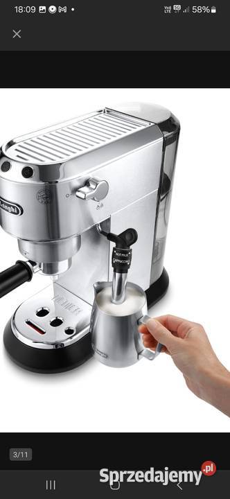 Ekspres do kawy kolbowy DeLonghi Dedica Style Bychawka Trzecia-Kolonia