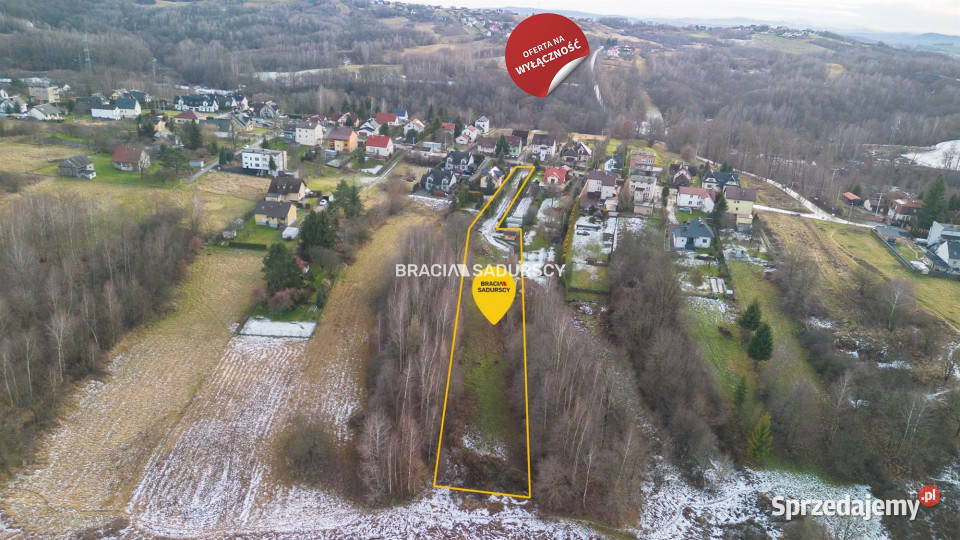 Grunt 3296m2 Skawina 17m małopolskie