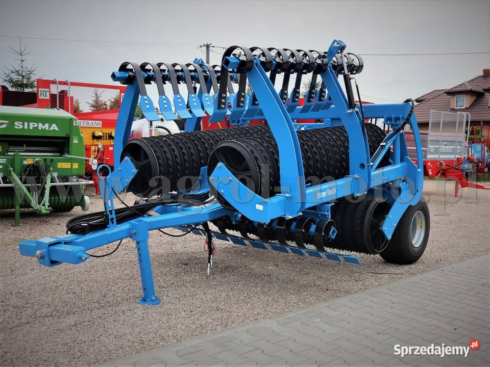 Wał posiewny 63m fi 600 z włóką InterTech koła nieuszkodzony Mława sprzedam
