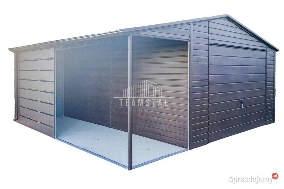 Garaż Blaszany 45x6m Wiata 2m Brama Uchylna Okno Siedlce sprzedam