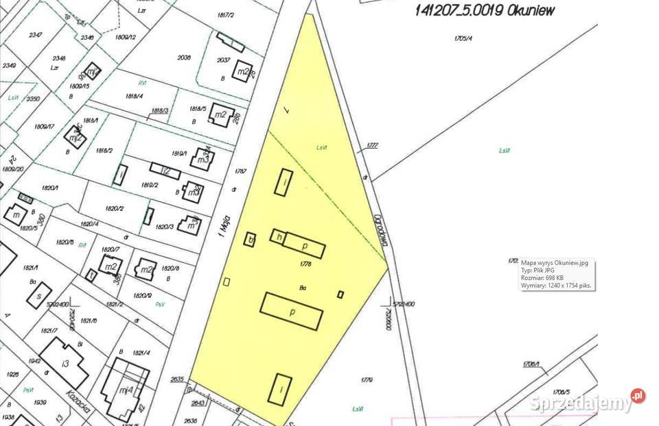 Działka Przemysłowo Usługowa 16ha Okuniew