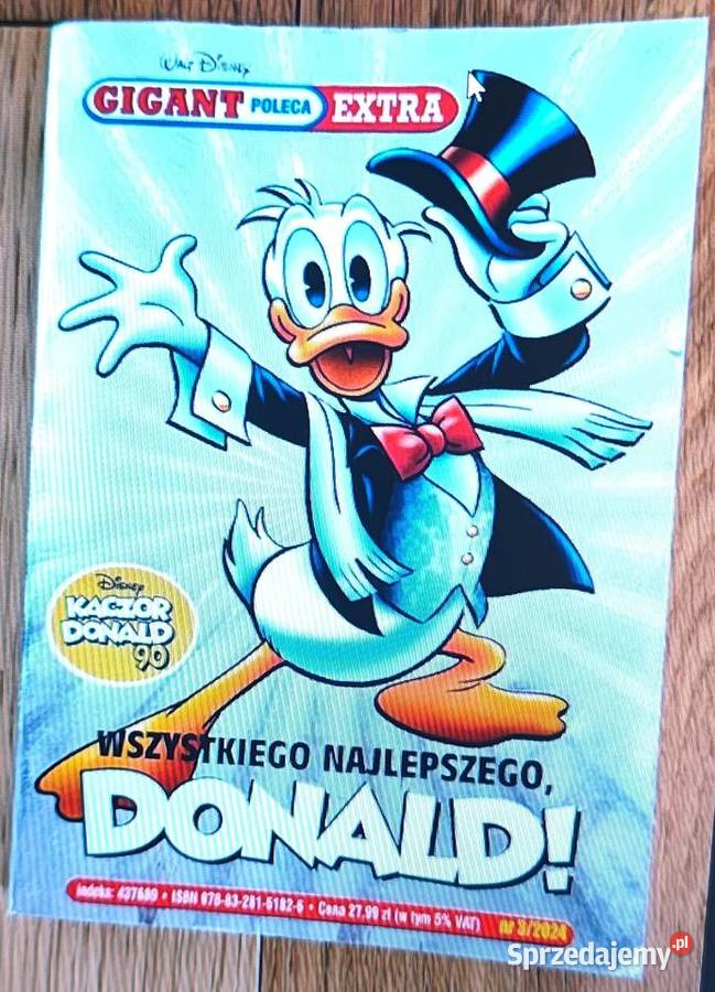 Komiksy Kaczora Donalda x 8 ISBN 9788328151963 Toruń