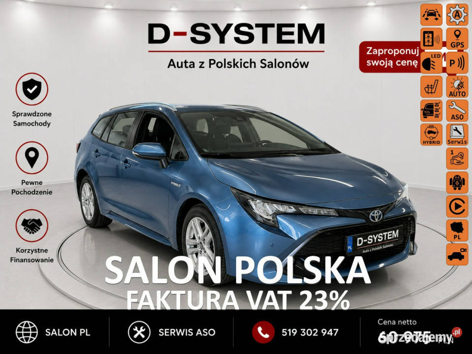 Toyota Corolla 22 Salon Polska 18 HYBRID 1wł z czujnik zmierzchu Białystok