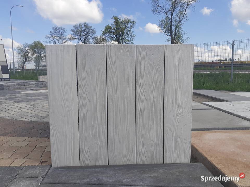 Palisada Madera Bianco Efekt Drewna Obrzeże