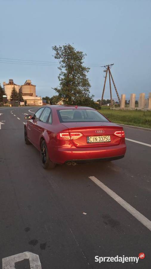 Audi a4b8 Sedan 20 TDI Zarejestrowany w Polsce A4 Kruszwica
