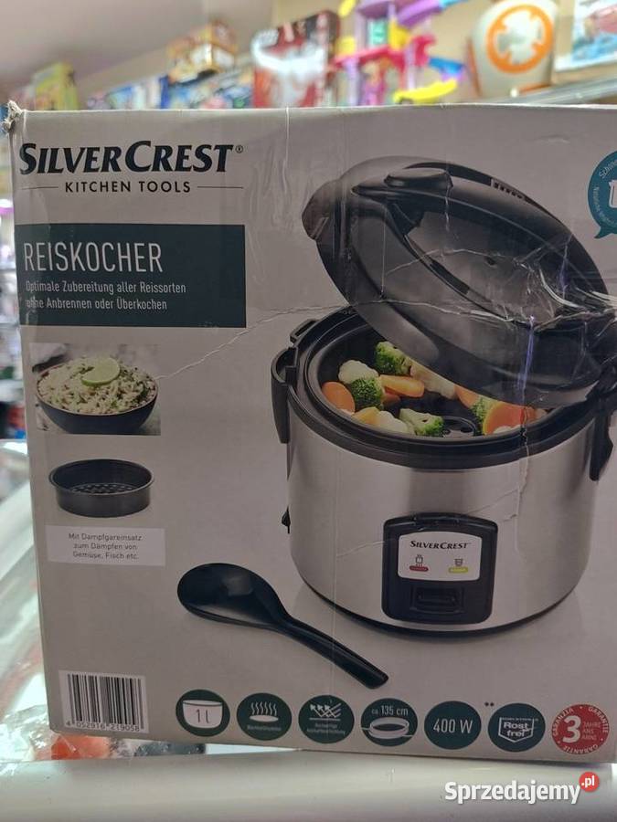 Ryżowar Silvercrest SRK 400 D2 z miarką i łyżką kujawsko-pomorskie Golub-Dobrzyń sprzedam