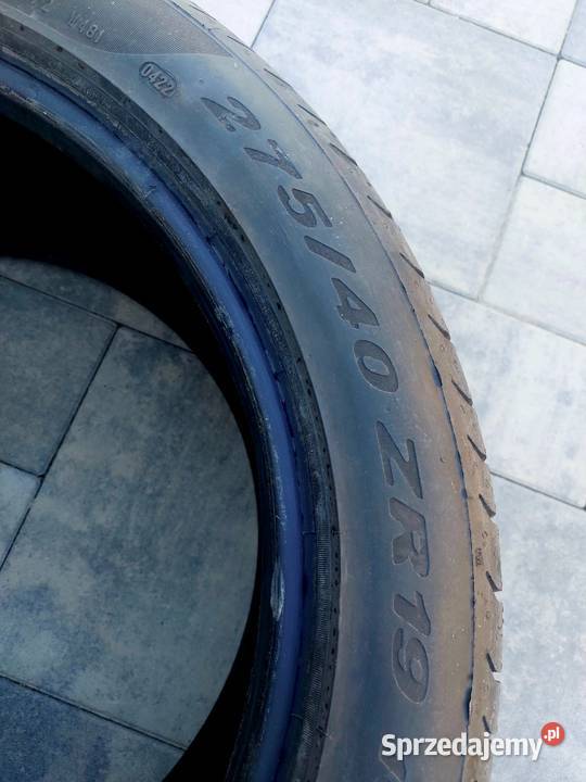 Opony Pirelli P ZERO 2554019 x 2 i 2754019 x 2 Nowy Sącz