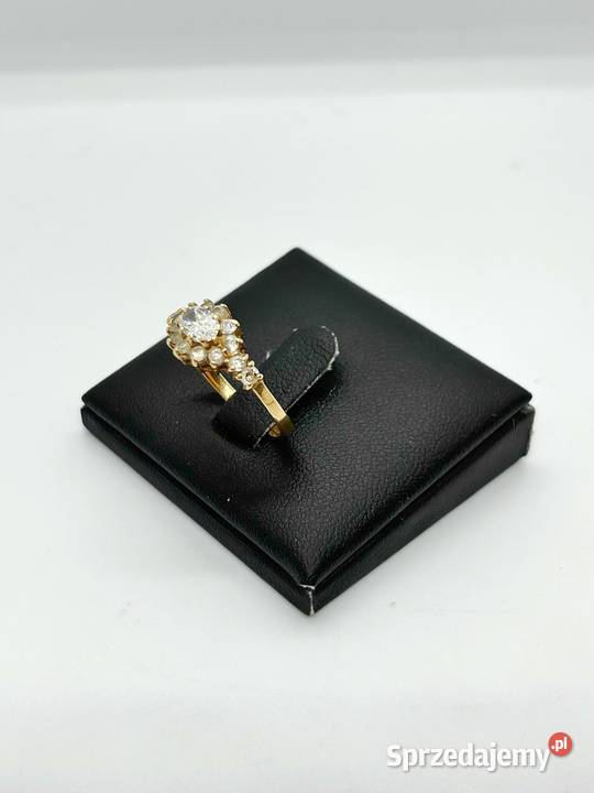 Złoty pierścionek pr 585 220g Rozmiar 15