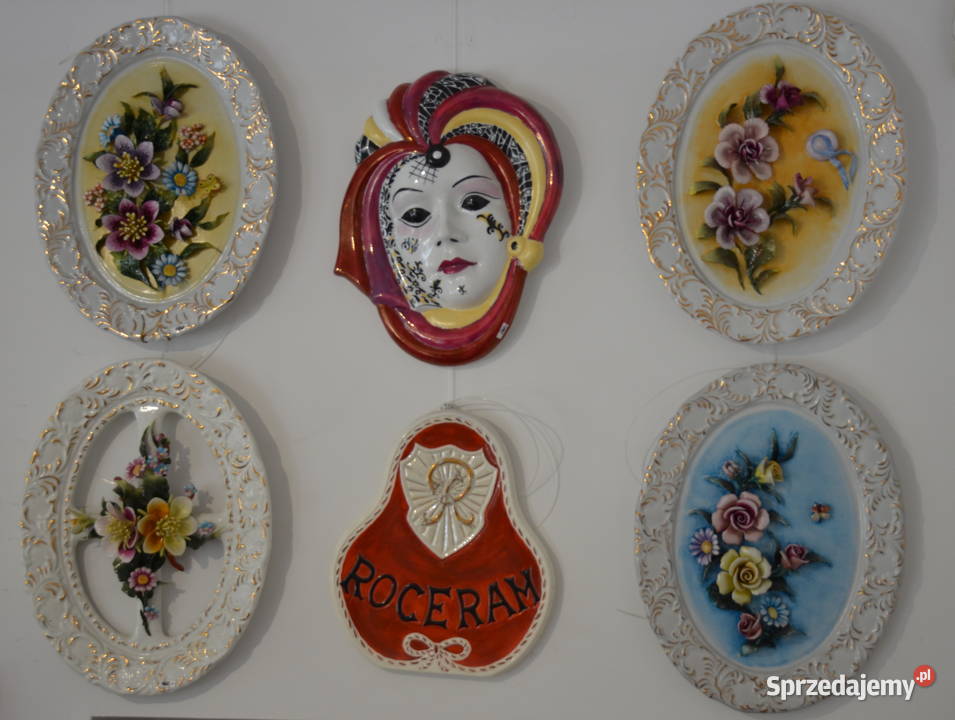 Porcelana ozdoba ścienna 3 Roceram Alba Iulia sprzedam