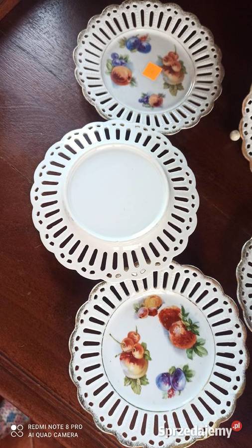 Talerzyki z ażurem Z owocami Słodkie Bez Gdańsk sprzedam