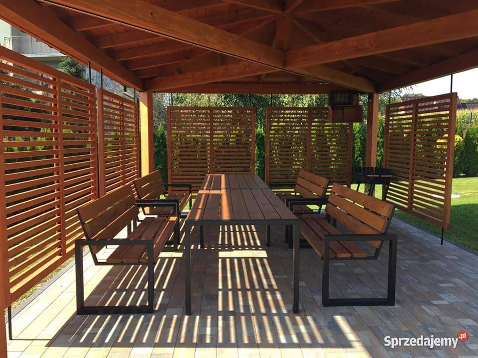 Ławka ogrodowa nowoczesna meble ogrodowe ławka małopolskie Wieliczka