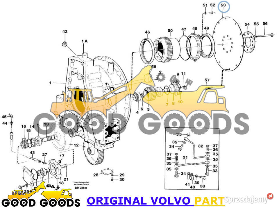 VOLVO TARCZA PŁYTA 11031885 Układ napędowy Władysławów
