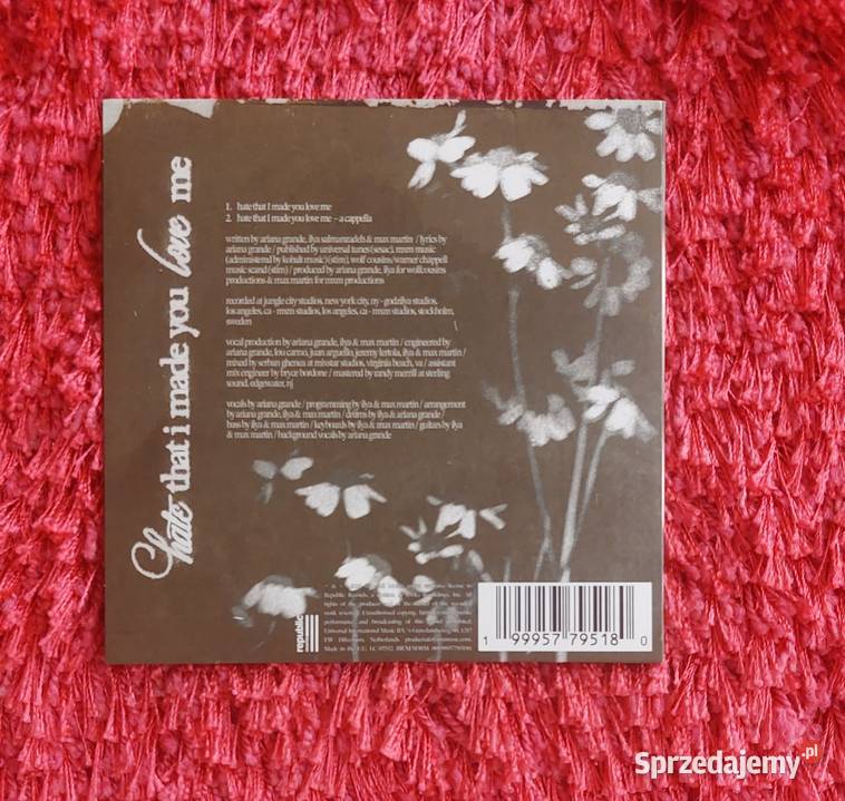 Singiel hate that i made you love me Ariana CD Częstochowa