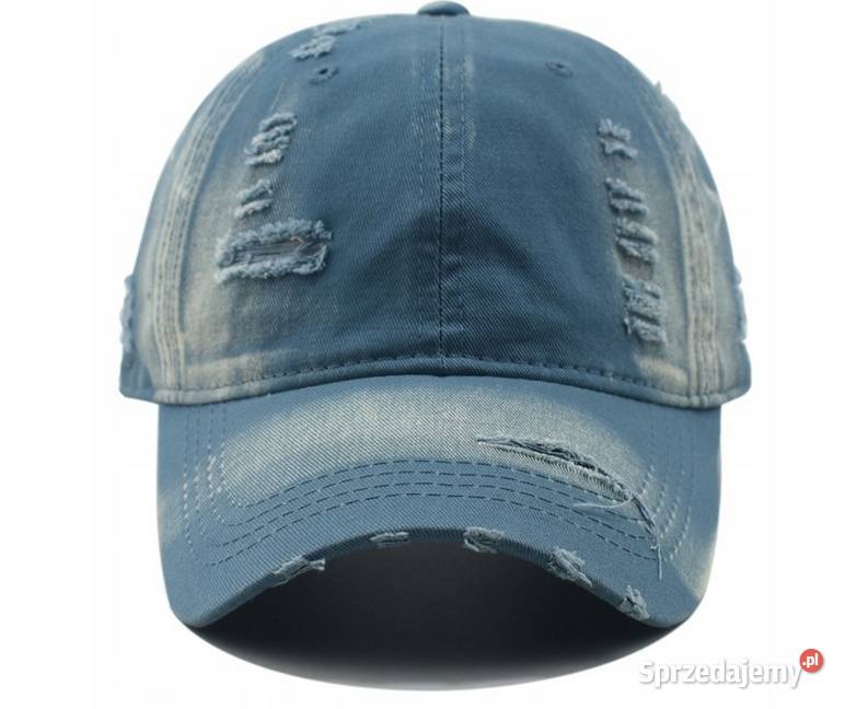Czapka z daszkiem bejsbolówka jeans VINTAGE Sosnowiec