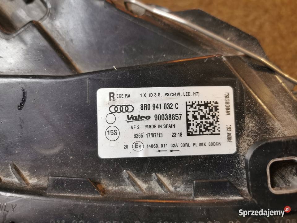 AUDI Q5 LIFT LAMPA REFLEKTOR BI XENON SKRĘTNY Pielgrzymka