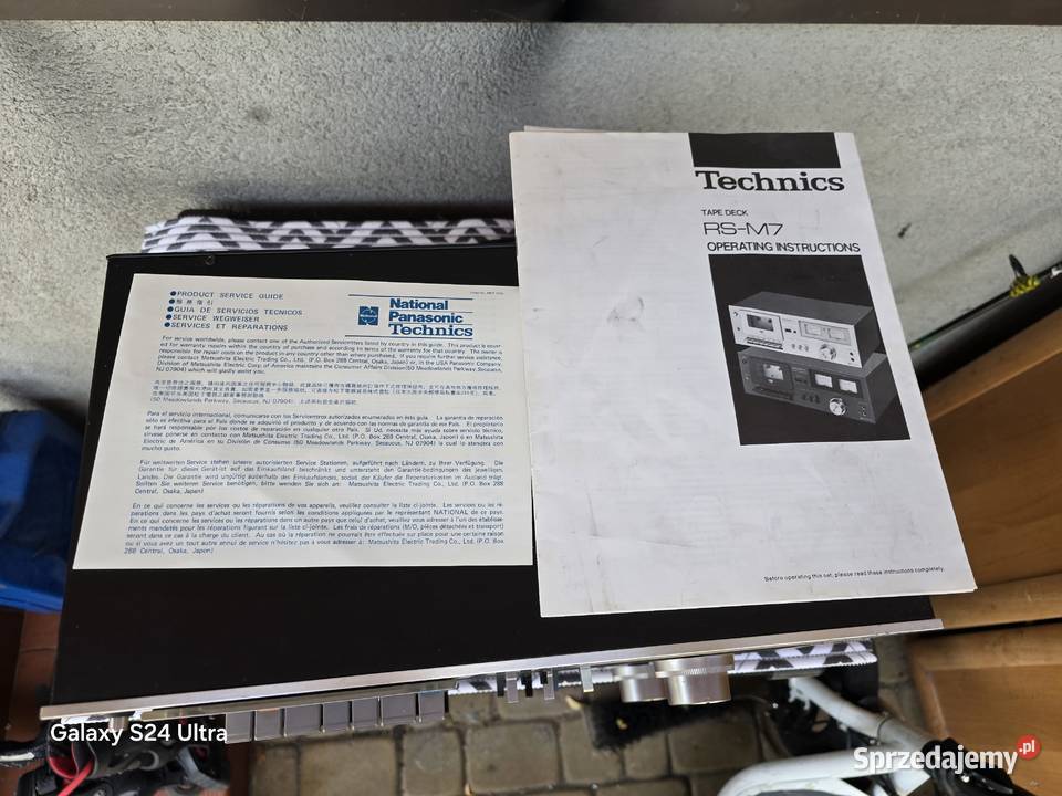 deck technics rsm7 vintage 2 Audio Chełm Śląski