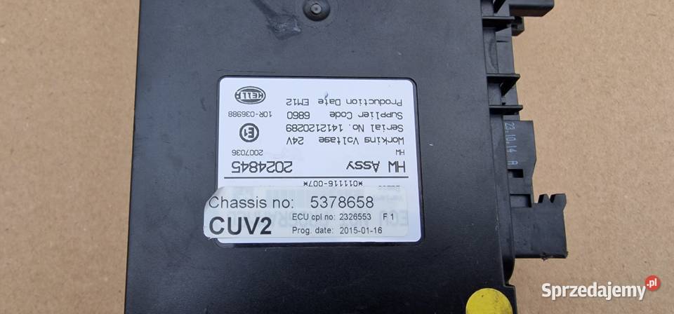 SCANIA STEROWNIK MODUŁ KOMPUTER ECU ŚWIATEŁ Bieleń sprzedam