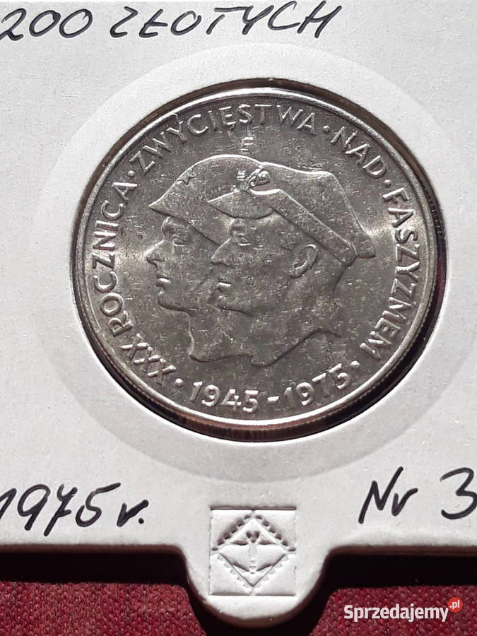 200 XXV r Zwycięstwa Faszyzmem 1975 r 3 UNC Konin sprzedam