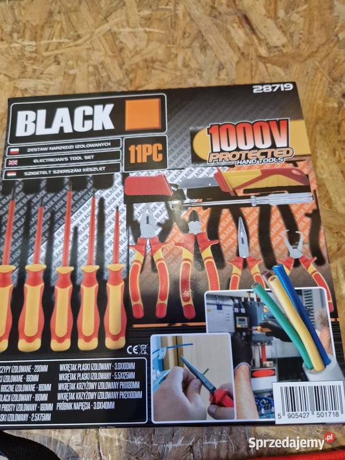 ZESTAW NARZĘDZI IZOLOWANYCH 11 ELEKTRYKA DOMU Głogowa sprzedam