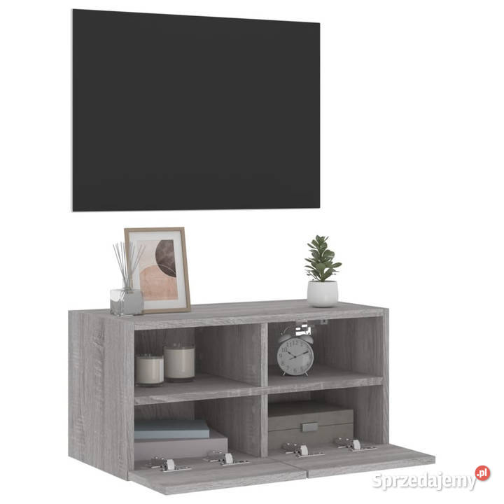 Ścienna szafka TV szary dąb sonoma 60x30x30 sprzedam