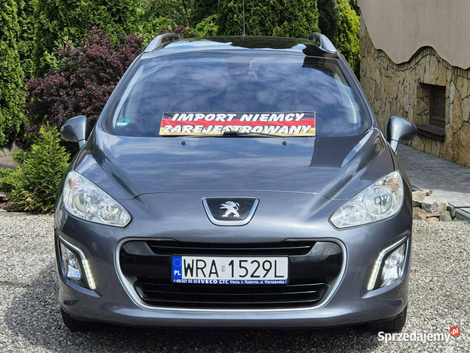 Peugeot 308 SW SW Przebieg 184 16HDI 2011r Ledy wielofunkcyjna kierownica Radom