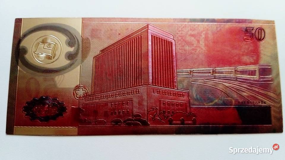 50 Yuanow banknot Chiny wielkopolskie Mosina