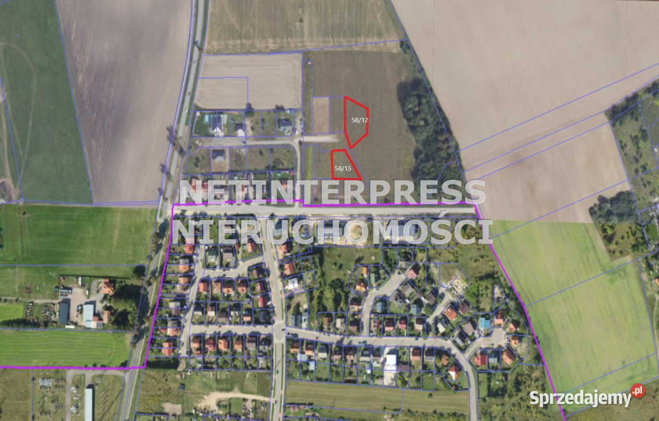 sprzedaży gruntu Nidzica 1481m2 handlowo-usługowa warmińsko-mazurskie